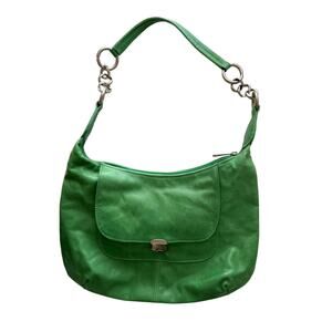 Ferraro Women's Purse Excellent Green Faux Leather Rare Fast Shipping